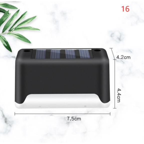 Solar vlonder- en hekverlichting voor buiten met trapverlichting voor terrastrappen en looppaden
