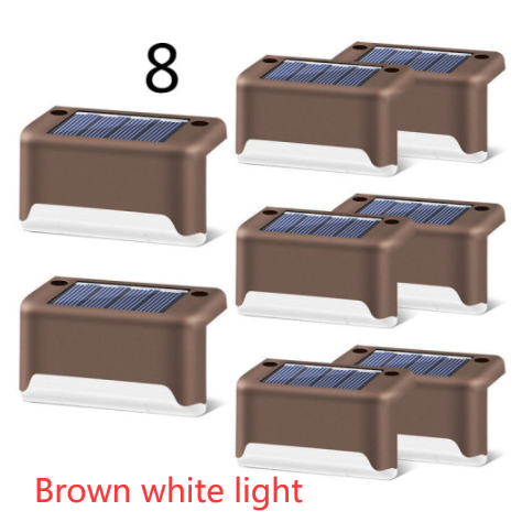 Solar vlonder- en hekverlichting voor buiten met trapverlichting voor terrastrappen en looppaden