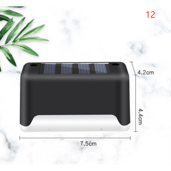 Solar vlonder- en hekverlichting voor buiten met trapverlichting voor terrastrappen en looppaden
