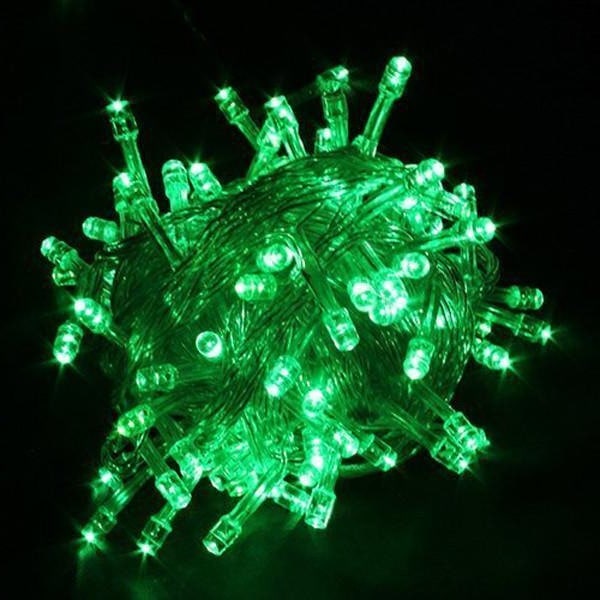 Zonne-energie lichtsnoer voor buiten met 100 LED's sprookjesverlichting voor tuin en landschap met verstelbaar paneel