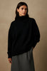 Oversized cashmere trui met col voor dames