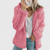 Oversized teddyfleece jack voor dames