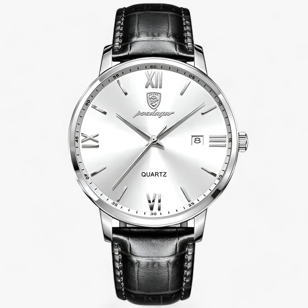 Luxe Herenhorloge met Leren Band – Adrien
