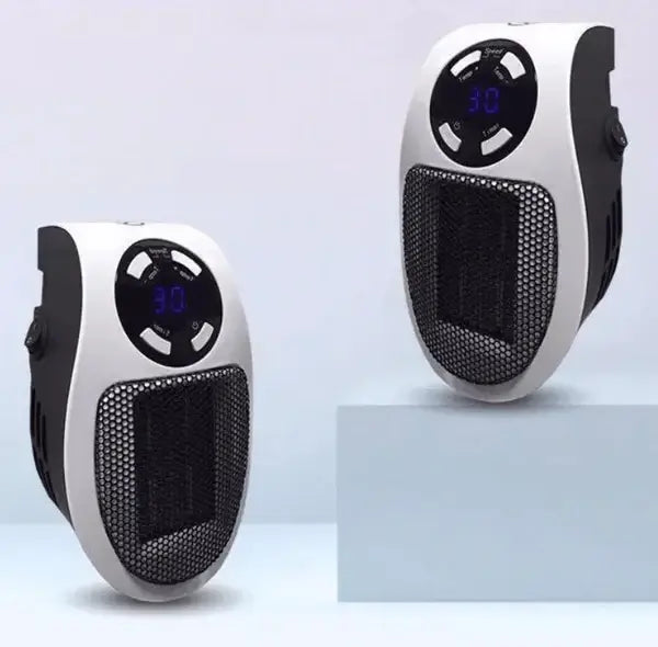 Stille kamerkachel 500 W met timer en LED-display