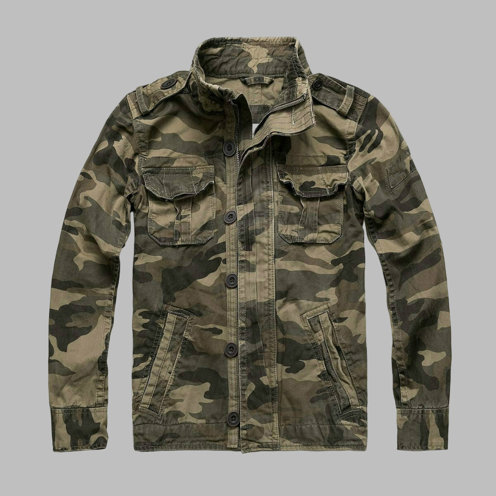 Camouflage militair jack