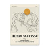 Henri Matisse en Picasso Abstracte Canvas Kunst