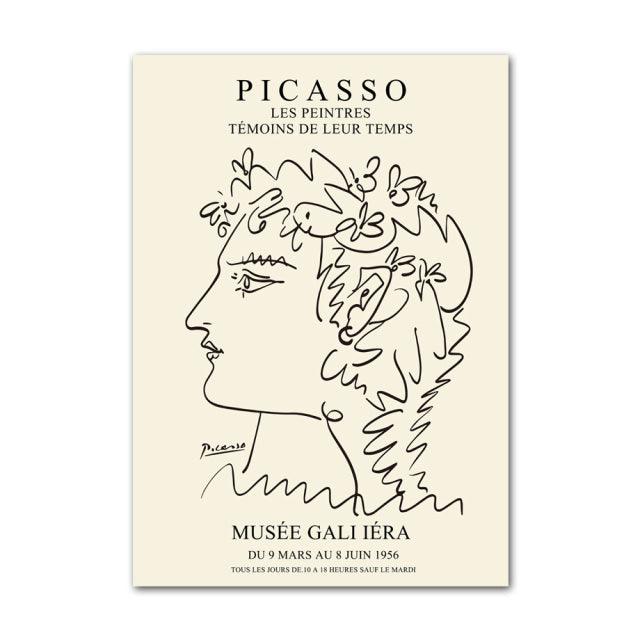 Henri Matisse en Picasso Abstracte Canvas Kunst