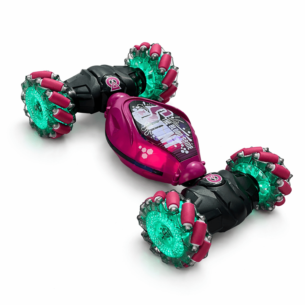 RC stuntauto met gebarenbesturing, transformerend chassis en LED-verlichte wielen