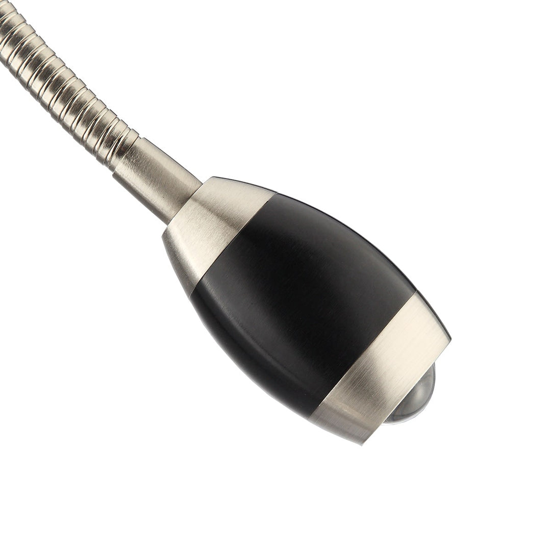 Leesvloerlamp met verstelbare zwanenhals-boog LED-werklamp en gerichte heldere lichtbundel
