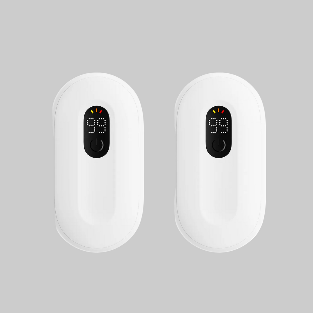 Oplaadbare elektrische herbruikbare handwarmers met magnetisch ontwerp, draagbare zakwarmers, set van 2