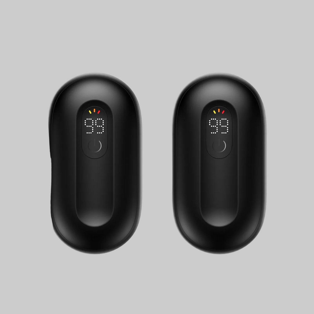 Oplaadbare elektrische herbruikbare handwarmers met magnetisch ontwerp, draagbare zakwarmers, set van 2