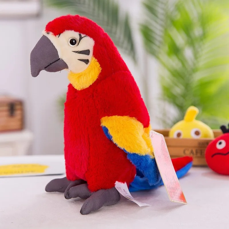 De Kletsende Papegaai Knuffel - Squawkie