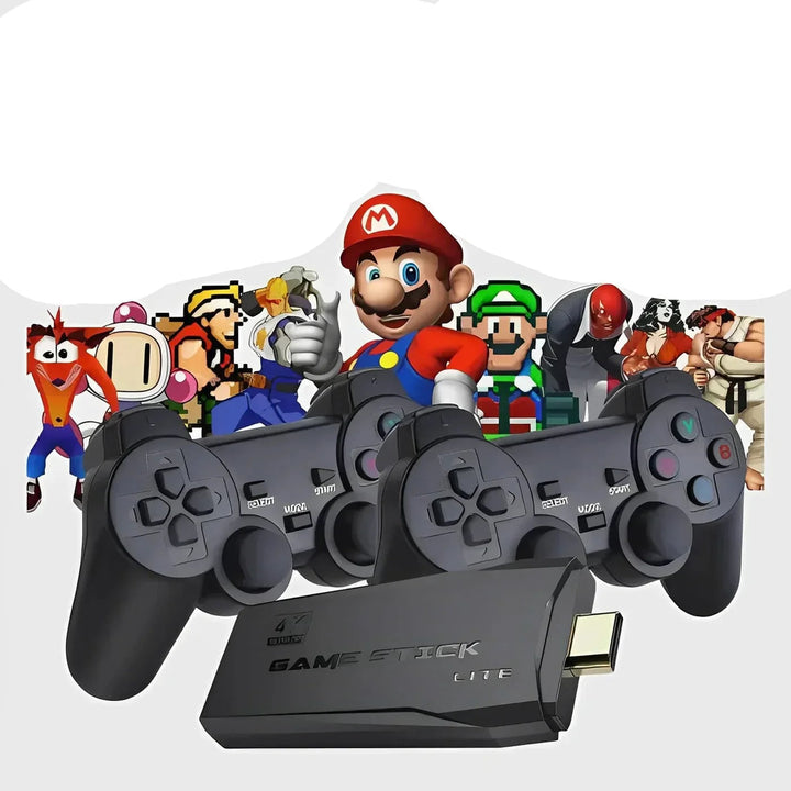 Retro-spelconsole stick draadloos HDMI-dongle draagbaar 2 controllers gaming