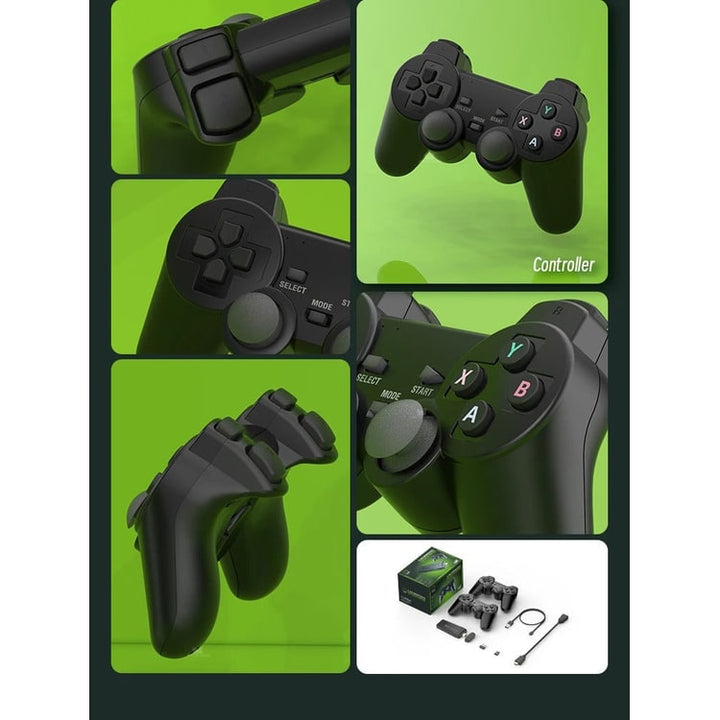 Retro-spelconsole stick draadloos HDMI-dongle draagbaar 2 controllers gaming