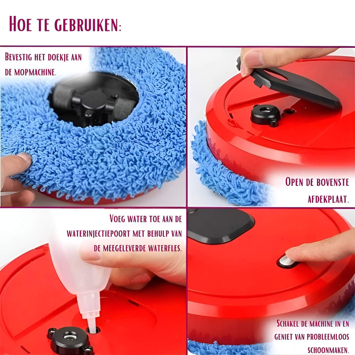 MobiSweep Robotstofzuiger en Dweilrobot | 3-in-1 Functie | Autonoom en Stil | Compact 25×25×6,5 cm