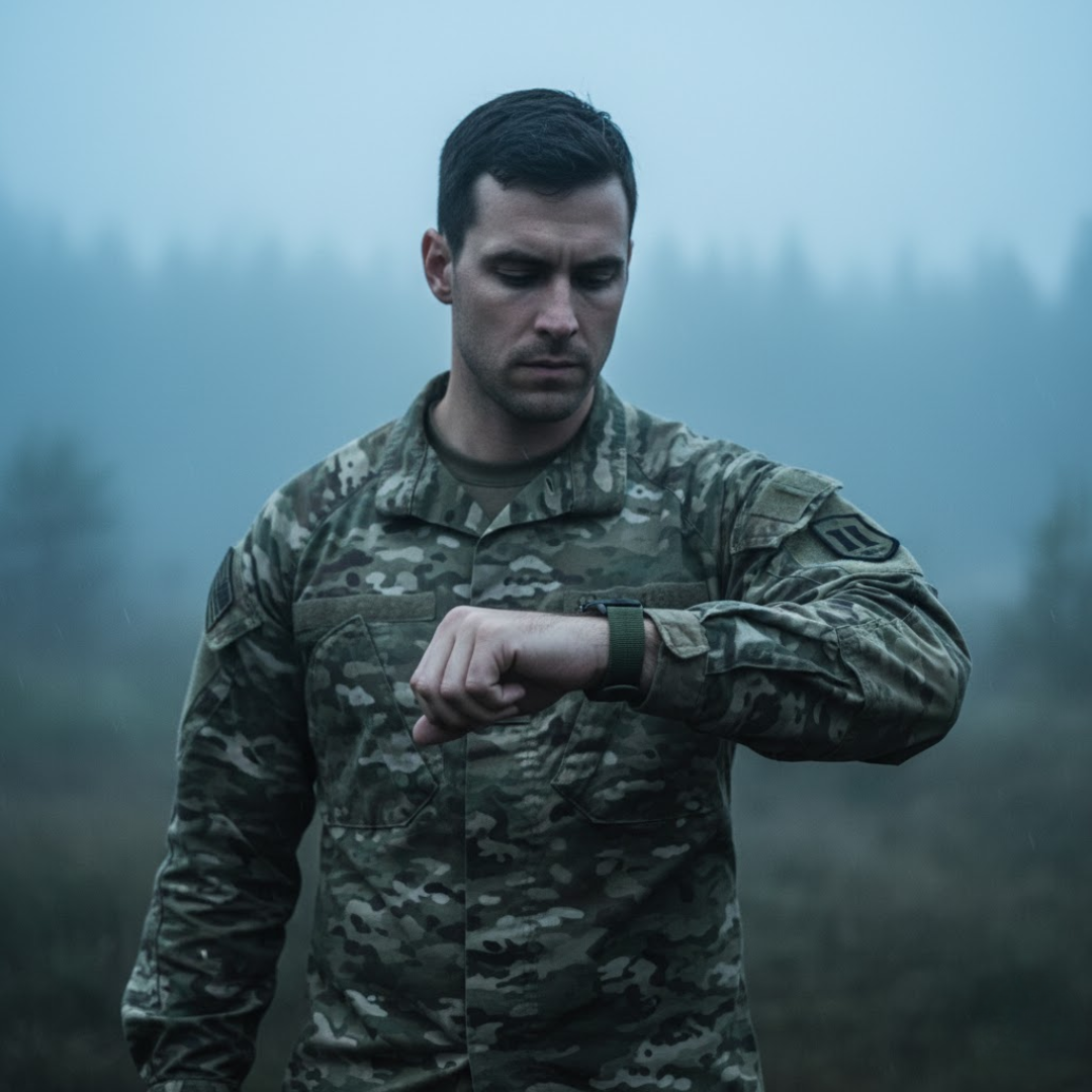 ShadowTime | Militair Horloge – Lichtgevende Precisie voor Avontuur en Nacht