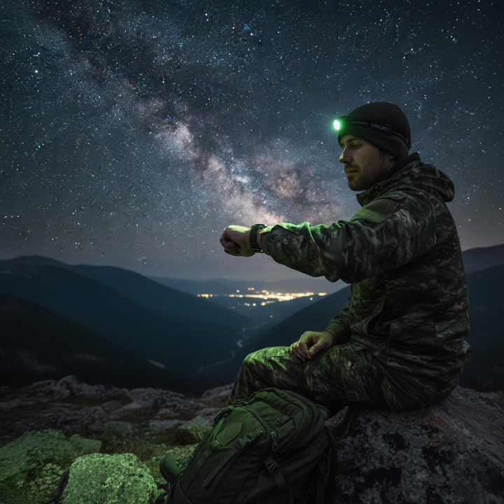 ShadowTime | Militair Horloge – Lichtgevende Precisie voor Avontuur en Nacht