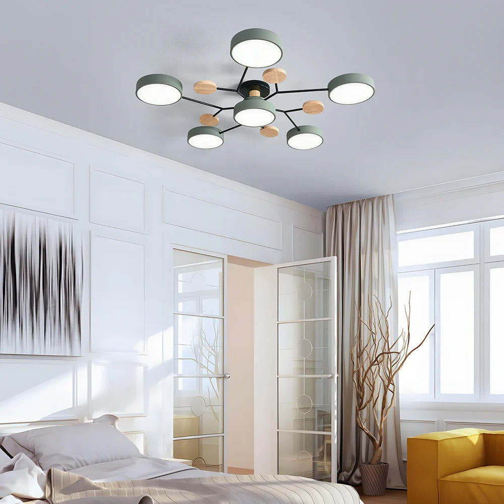 Moderne halo led-plafondlamp