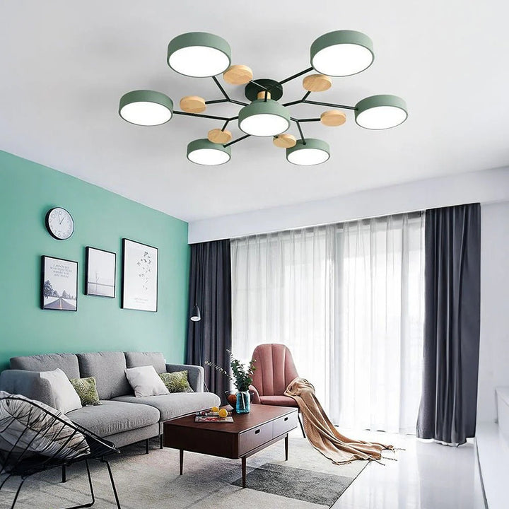 Moderne halo led-plafondlamp