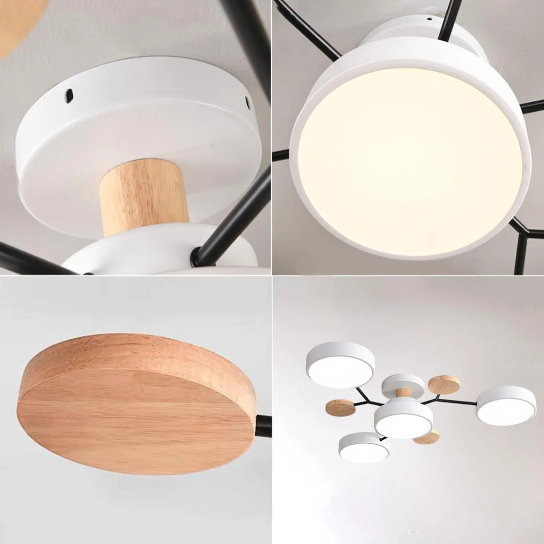 Moderne halo led-plafondlamp