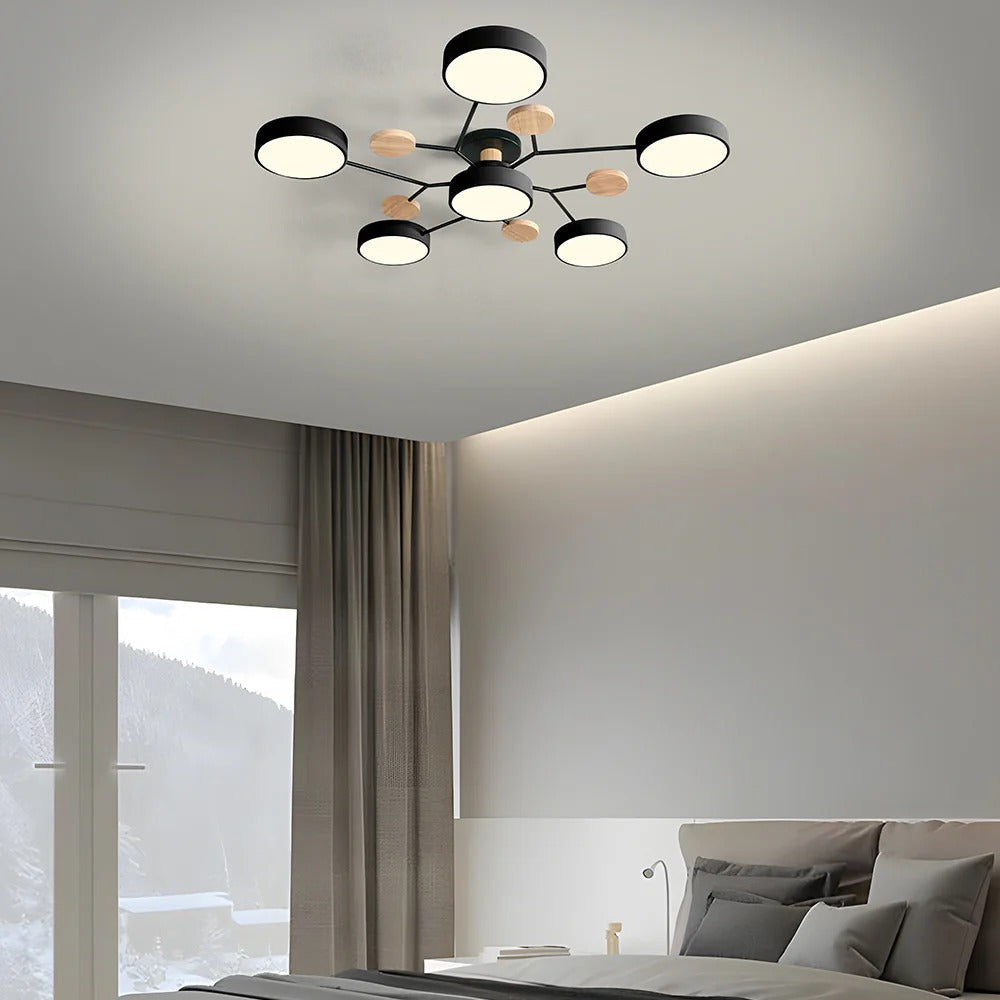 Moderne halo led-plafondlamp