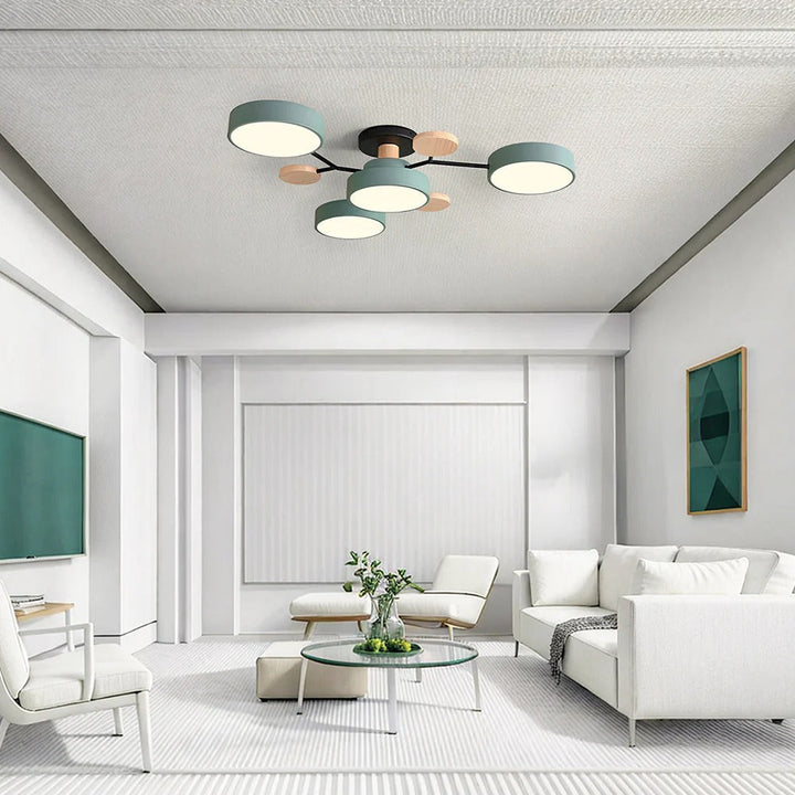 Moderne halo led-plafondlamp