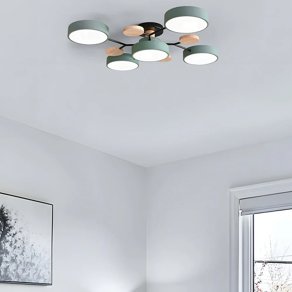 Moderne halo led-plafondlamp