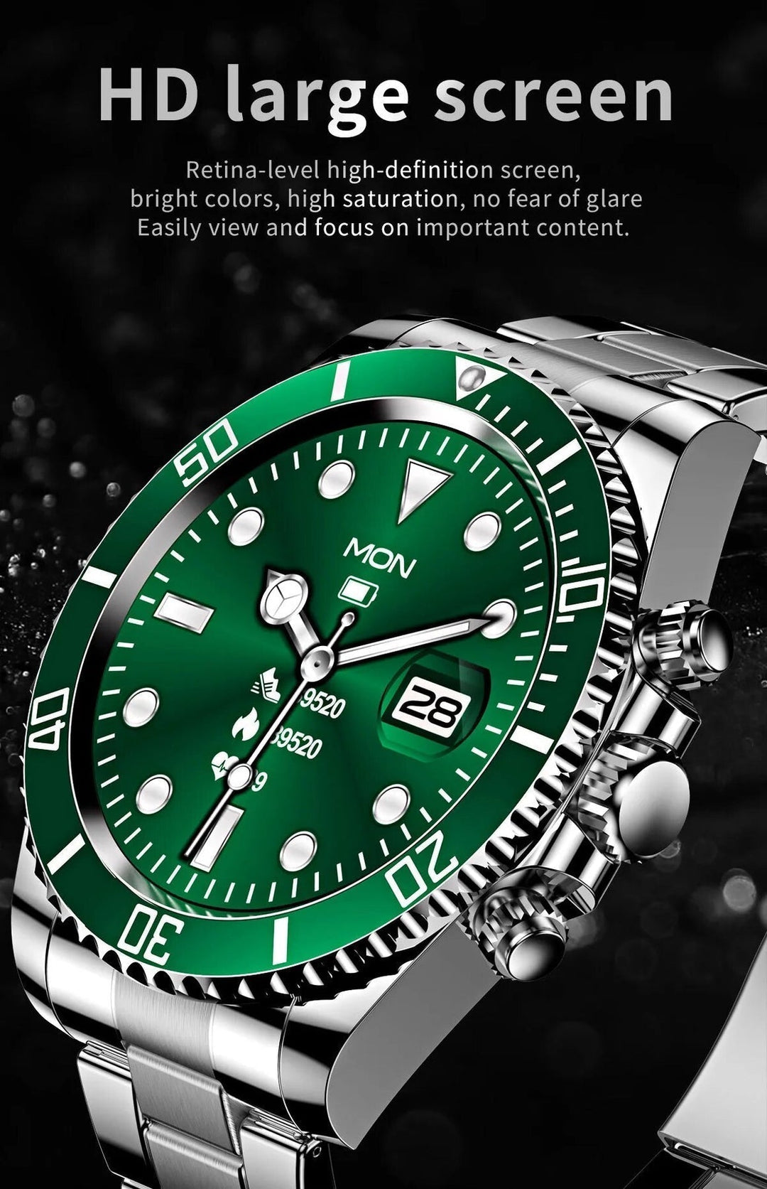 TimeMaster Smartwatch - Elegant Staal | Geavanceerde Technologie