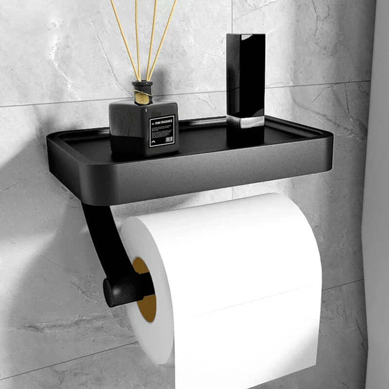 Toiletrolhouder van Roestvrij Staal | Houder met Opbergruimte | WC-Rolhouder | Rollix