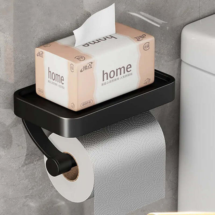 Toiletrolhouder van Roestvrij Staal | Houder met Opbergruimte | WC-Rolhouder | Rollix