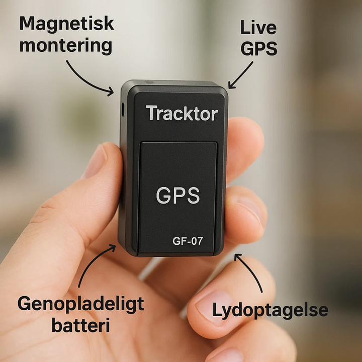 Tracktor | Mini GPS-tracker met Geluid, Magneet & Realtime Tracking