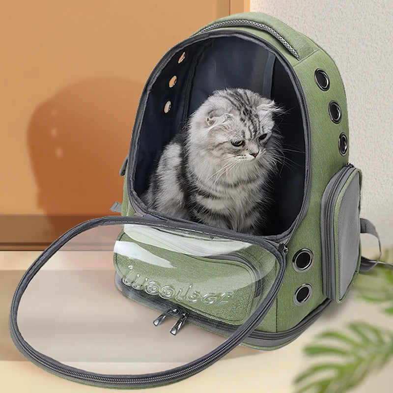 Rugzak voor Huisdierenvervoer - Transparant en Ademend