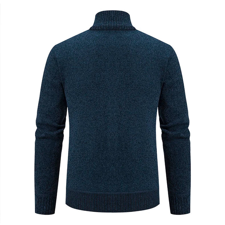 Heren Vest Gebreid met Voering – Zachte Cardigan Jas