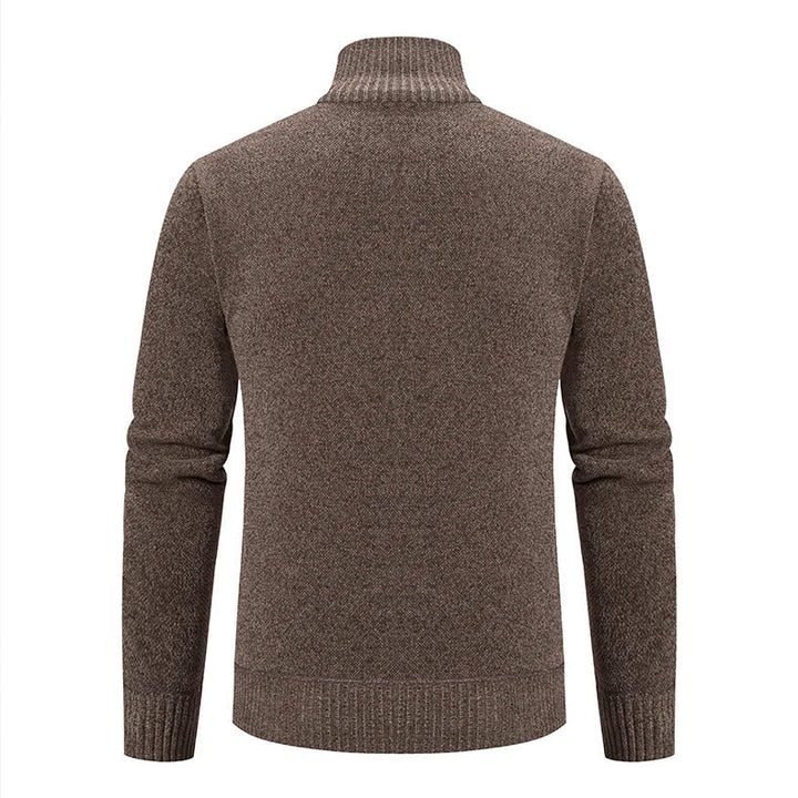 Heren Vest Gebreid met Voering – Zachte Cardigan Jas