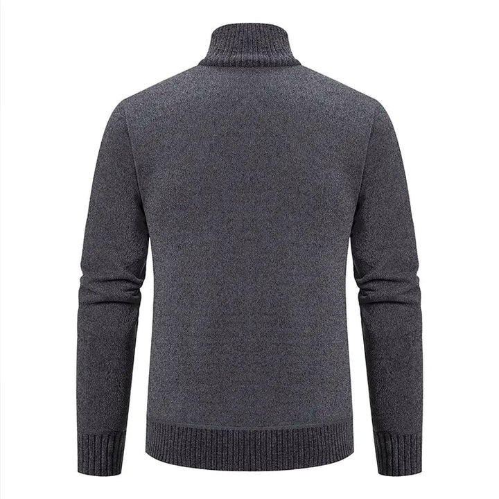 Heren Vest Gebreid met Voering – Zachte Cardigan Jas