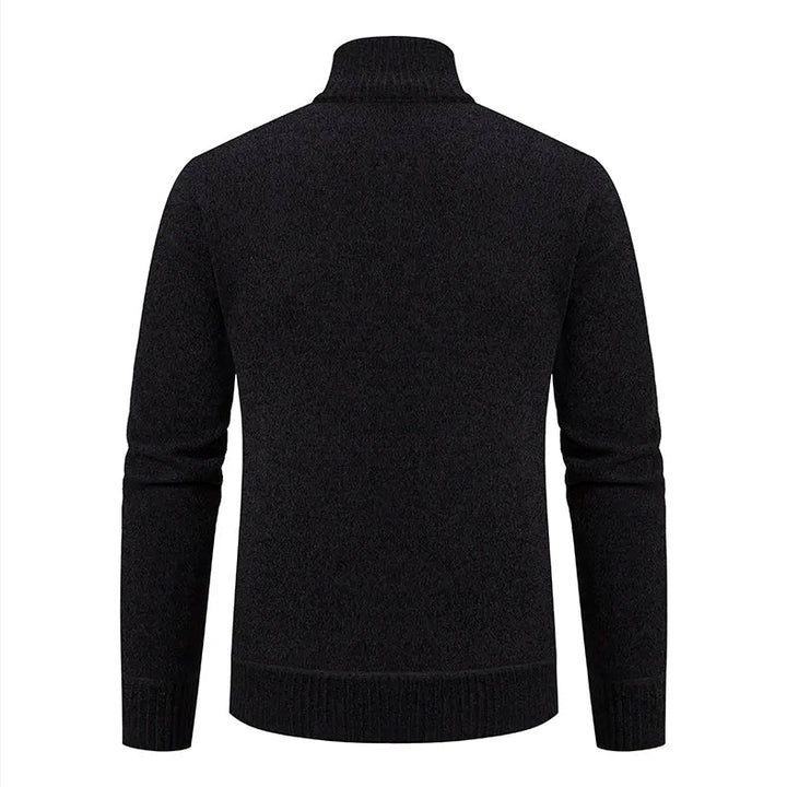 Heren Vest Gebreid met Voering – Zachte Cardigan Jas