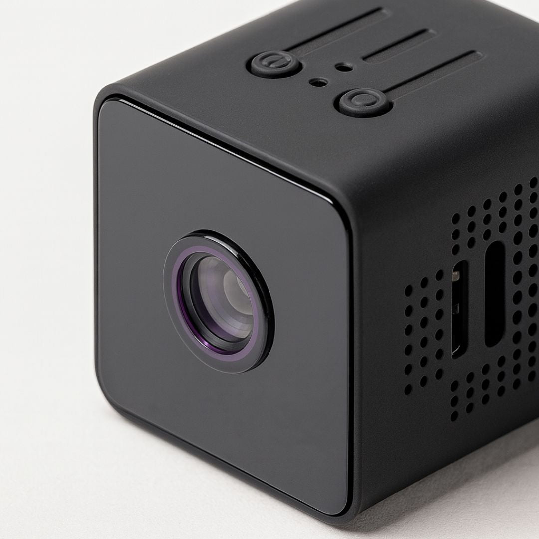 Bewakingscamera voor binnen en buiten | Mini Wi-Fi-camera met live-uitzending naar mobiel | Draadloos en compact | MiniGuardiano