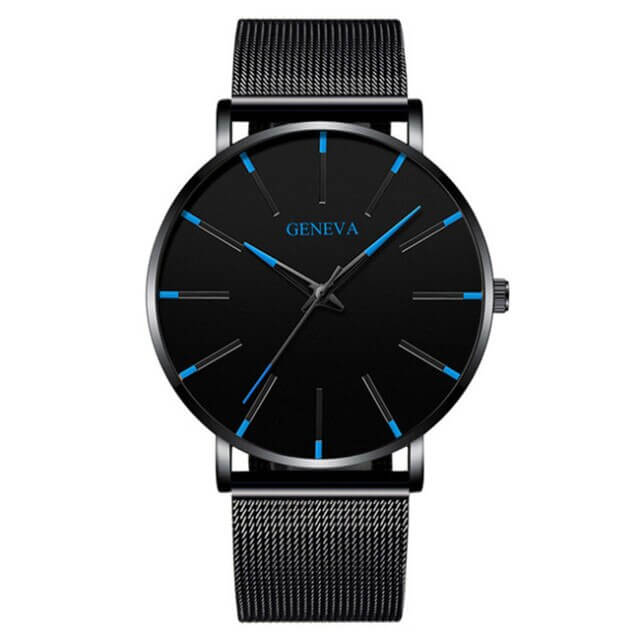 GENEVA | Ultradun Heren Zakenhorloge