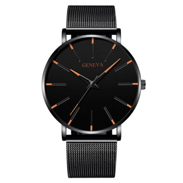 GENEVA | Ultradun Heren Zakenhorloge