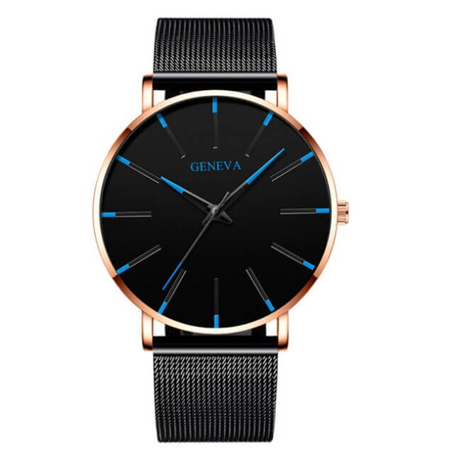 GENEVA | Ultradun Heren Zakenhorloge
