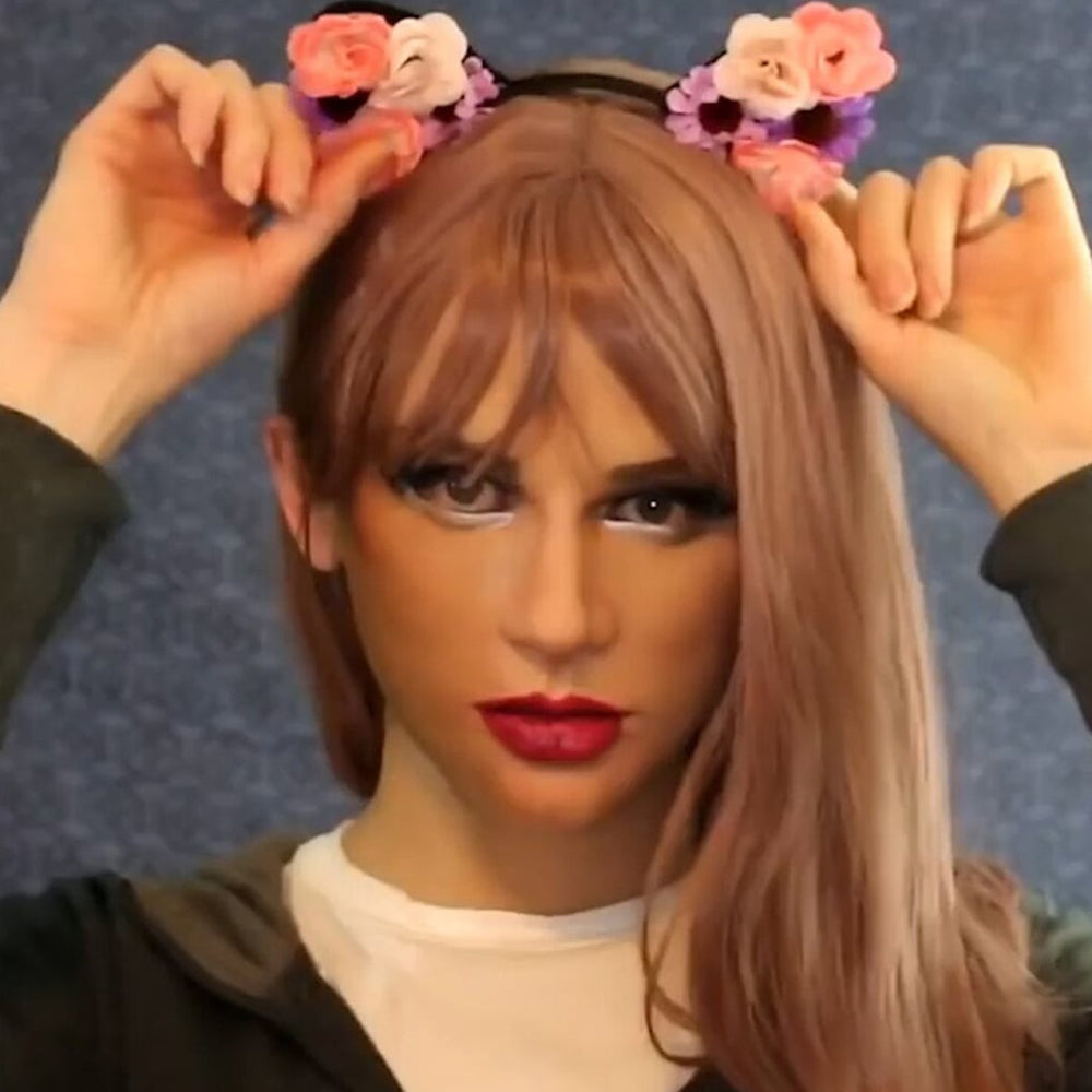 Realistisch uniseks gezichtsmasker voor cosplay en Halloween