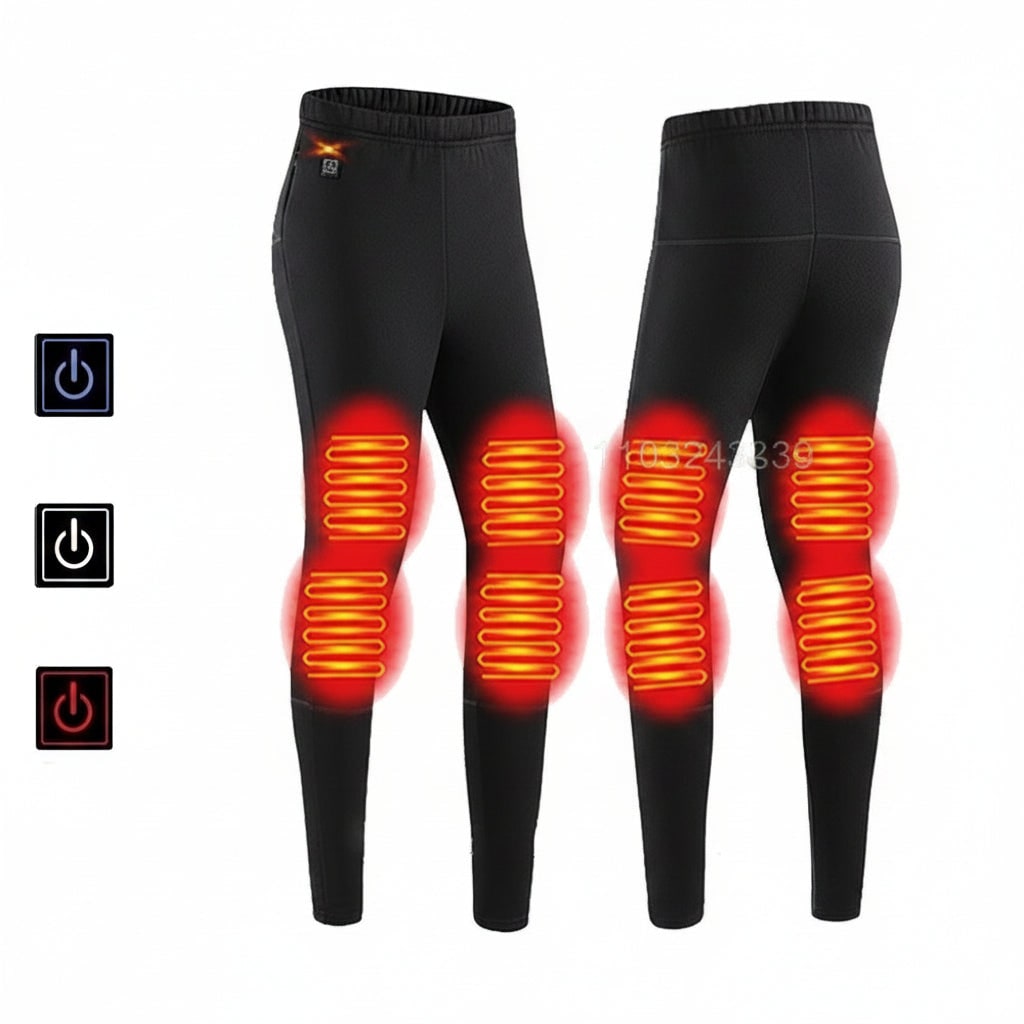 USB-verwarmd thermo-ondergoed met warmtezones