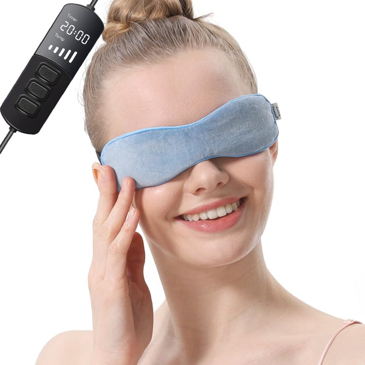 Verwarmd katoenen oogmasker met grafeen en vijf warmtestanden