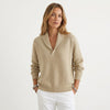 Relaxte gebreide pullover met v-hals voor dames