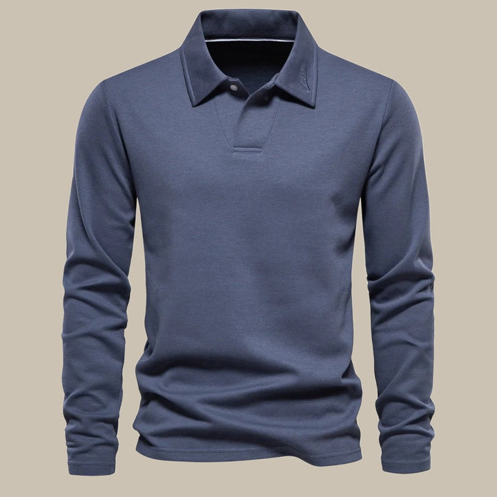 Stijlvolle Longsleeve Polo voor Heren