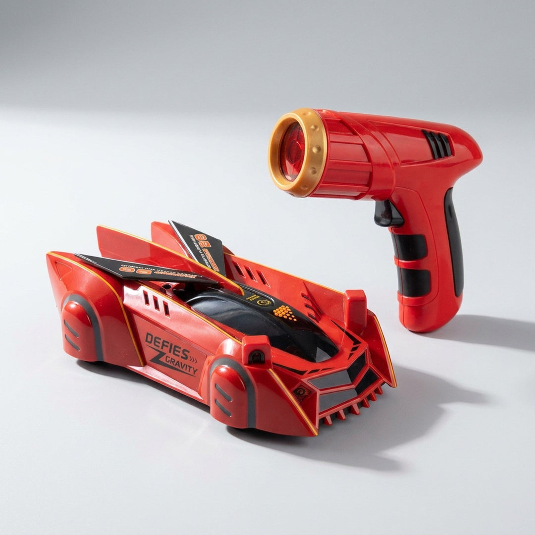 Wandklimmende RC-auto met laserpointerbediening en oplaadbare USB-accu