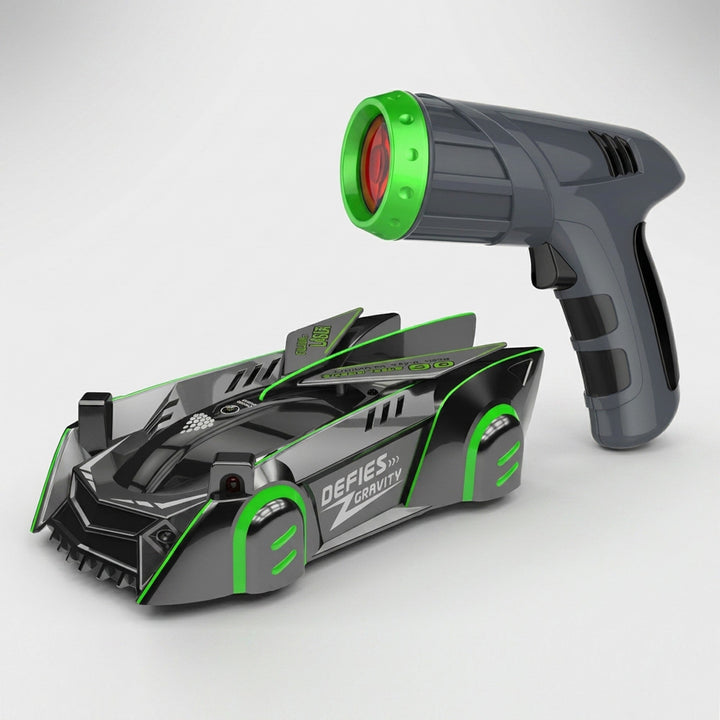 Wandklimmende RC-auto met laserpointerbediening en oplaadbare USB-accu