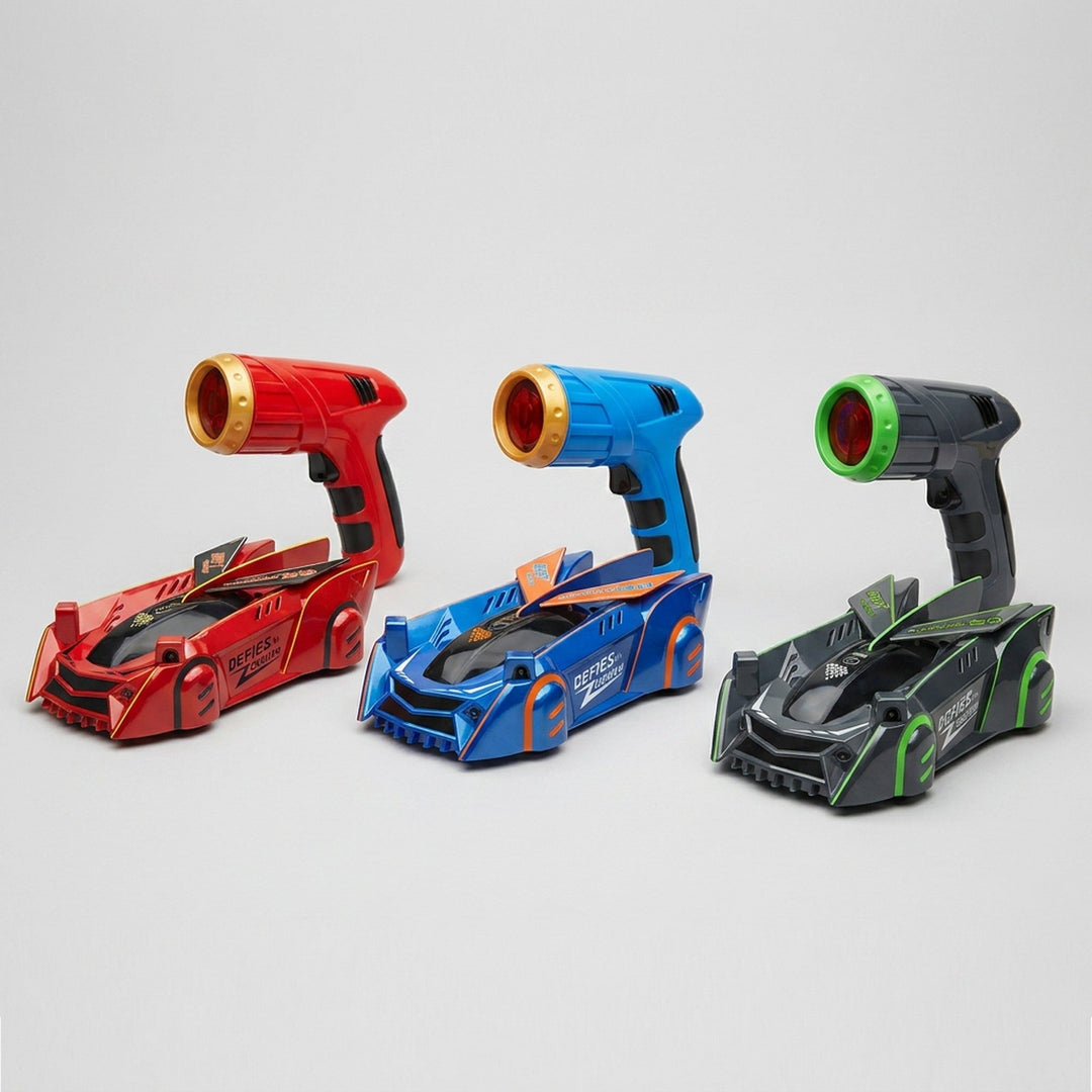 Wandklimmende RC-auto met laserpointerbediening en oplaadbare USB-accu