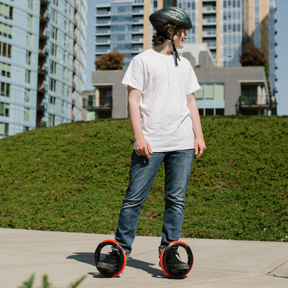 Wave board skateboard en boardloos alternatief met naafloos ontwerp en grip tape