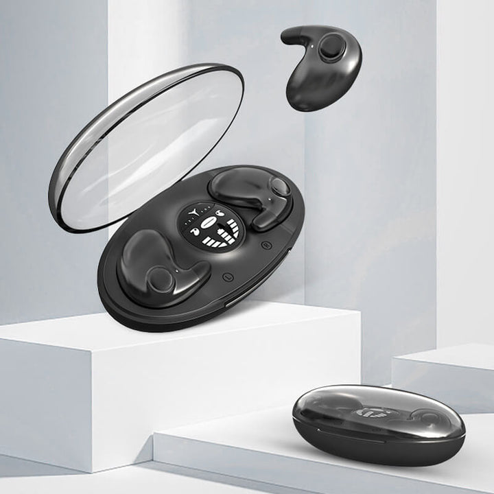 SomnioBuds Slaapoordopjes | Ultra Dun & Ergonomisch | Noise Cancelling | Waterdicht IPX5 & 24u Batterij